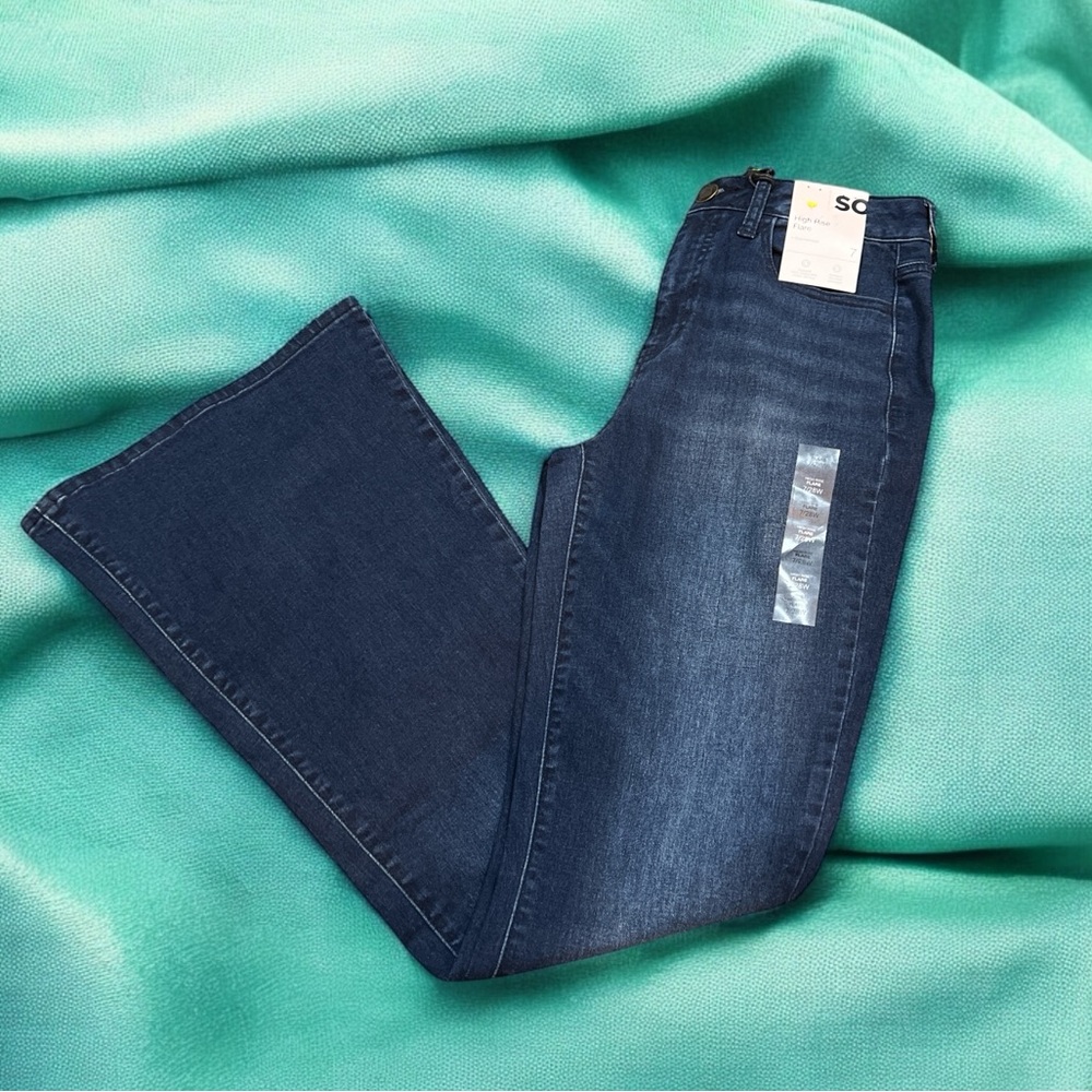 NEW Juniors Wide Leg Flare Pants 7/28